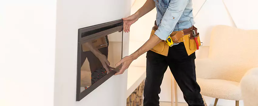 Metal Fireplace Installation in Woodstock, Georgia