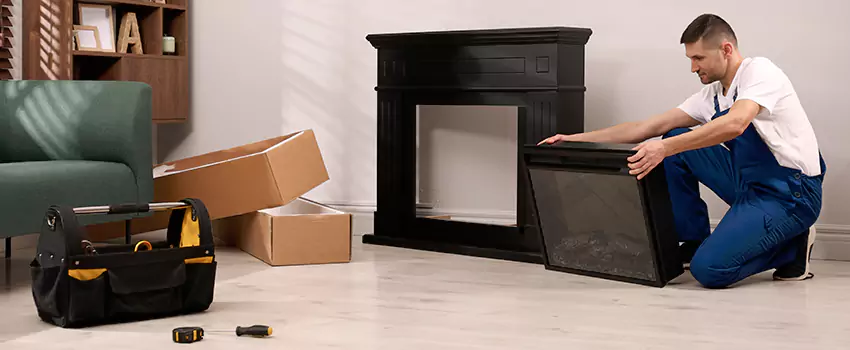 Old Rusted Metal Fireplace Repair And Replacement in Woodstock, GA